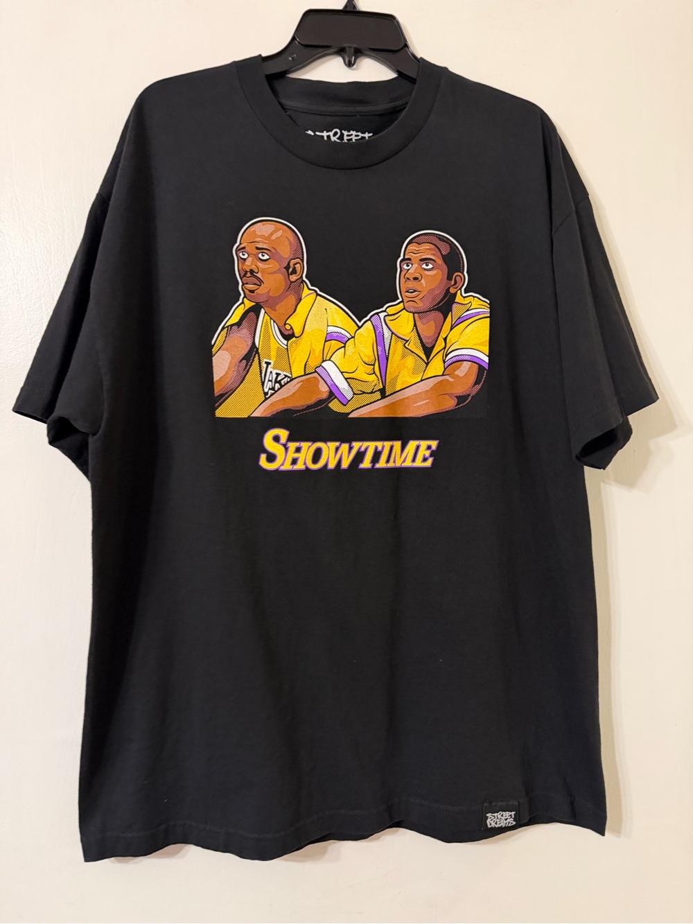 Sweet Dreams Black Tee with Yellow Showtime Graphic
